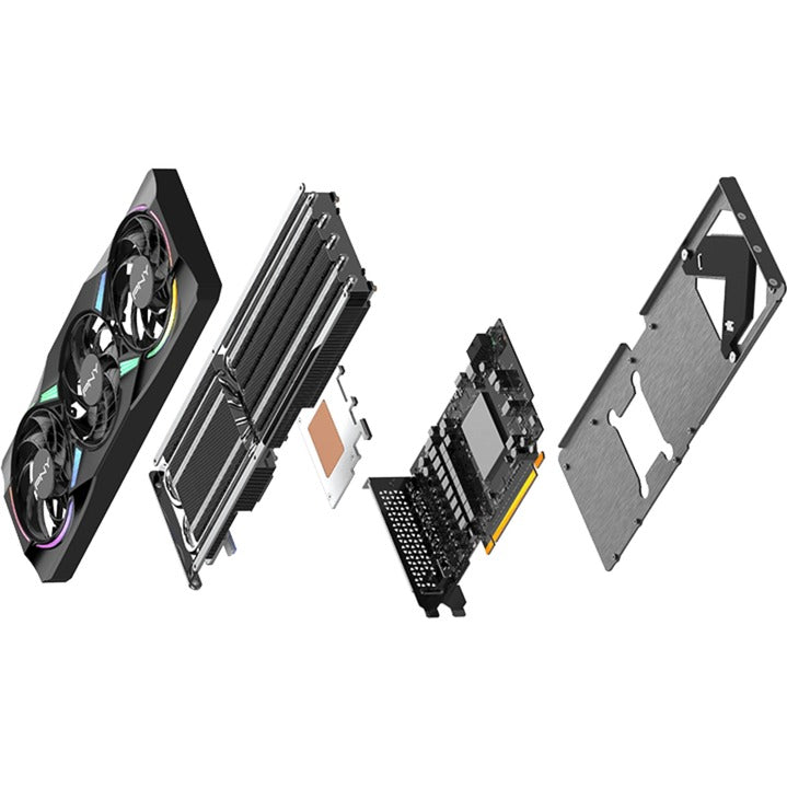 Pny geforce rtx 5070 argb oc grafische kaart (dlss 4, 3x displayport, 1x hdmi 2.1)
