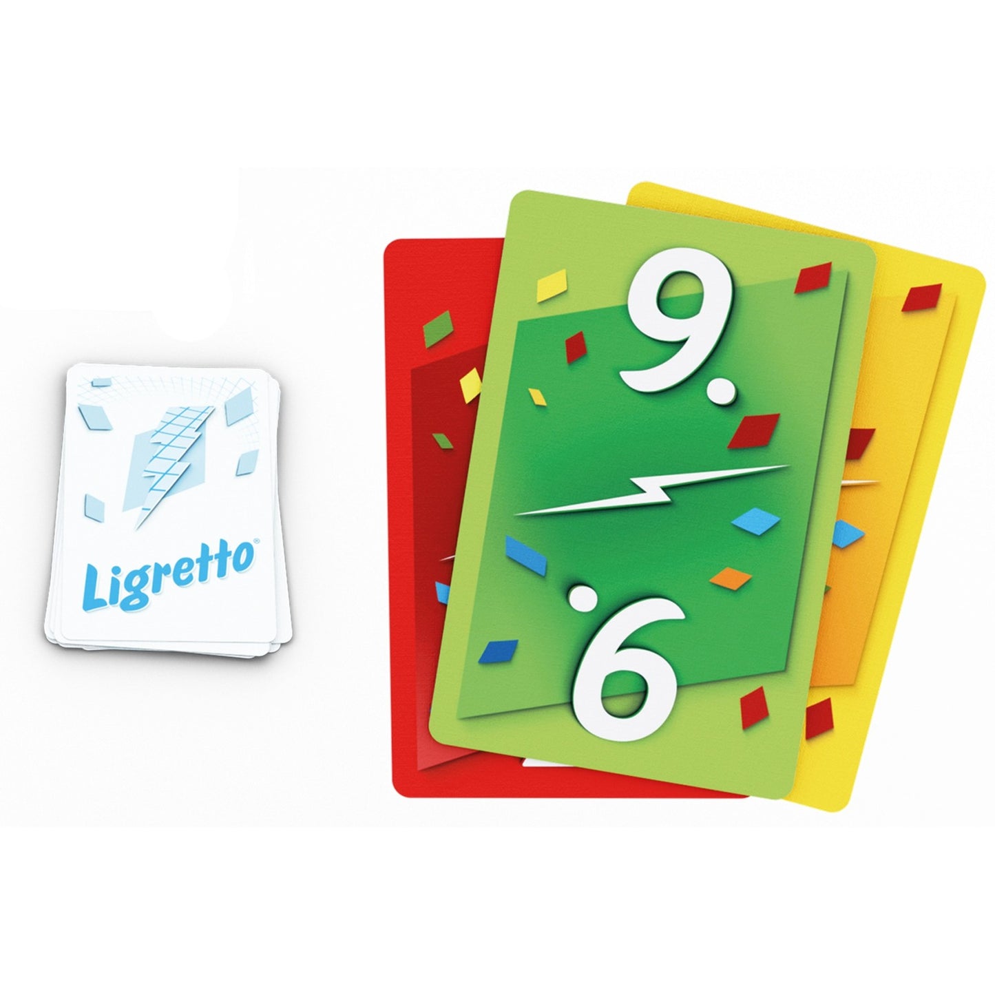999games 999 games ligretto groen kaartspel (nederlands, 2 - 4 spelers, 10 minuten, vanaf 8 jaar)