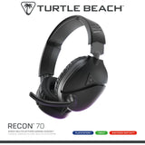 Turtle beach ear force recon 70p black (2024) over-ear gaming headset (zwart, ps4, ps5, xbox series x|s, xbox one, switch, pc, mobile) - afbeelding 18