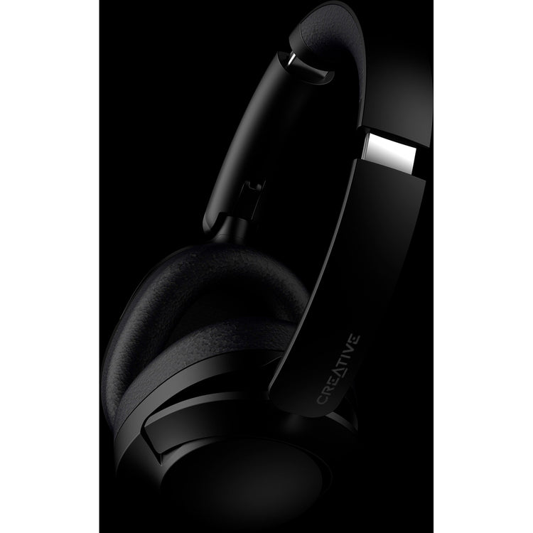 Creative zen hybrid 2 over-ear hoofdtelefoon (zwart, bluetooth 5.2, usb-c, hybride anc)