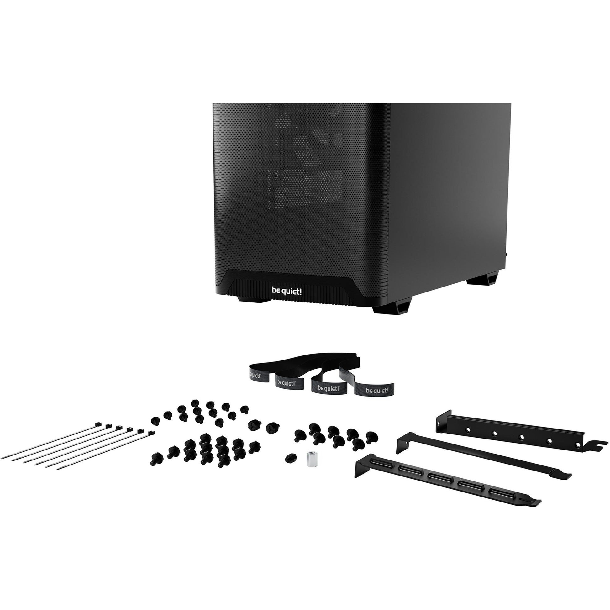 Be quiet! pure base 501 airflow midi tower behuizing (zwart | 2x usb-a | 1x usb-c)