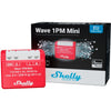 Shelly qubino wave 1pm mini relais (rood wit, 1-kanaals, z-wave)