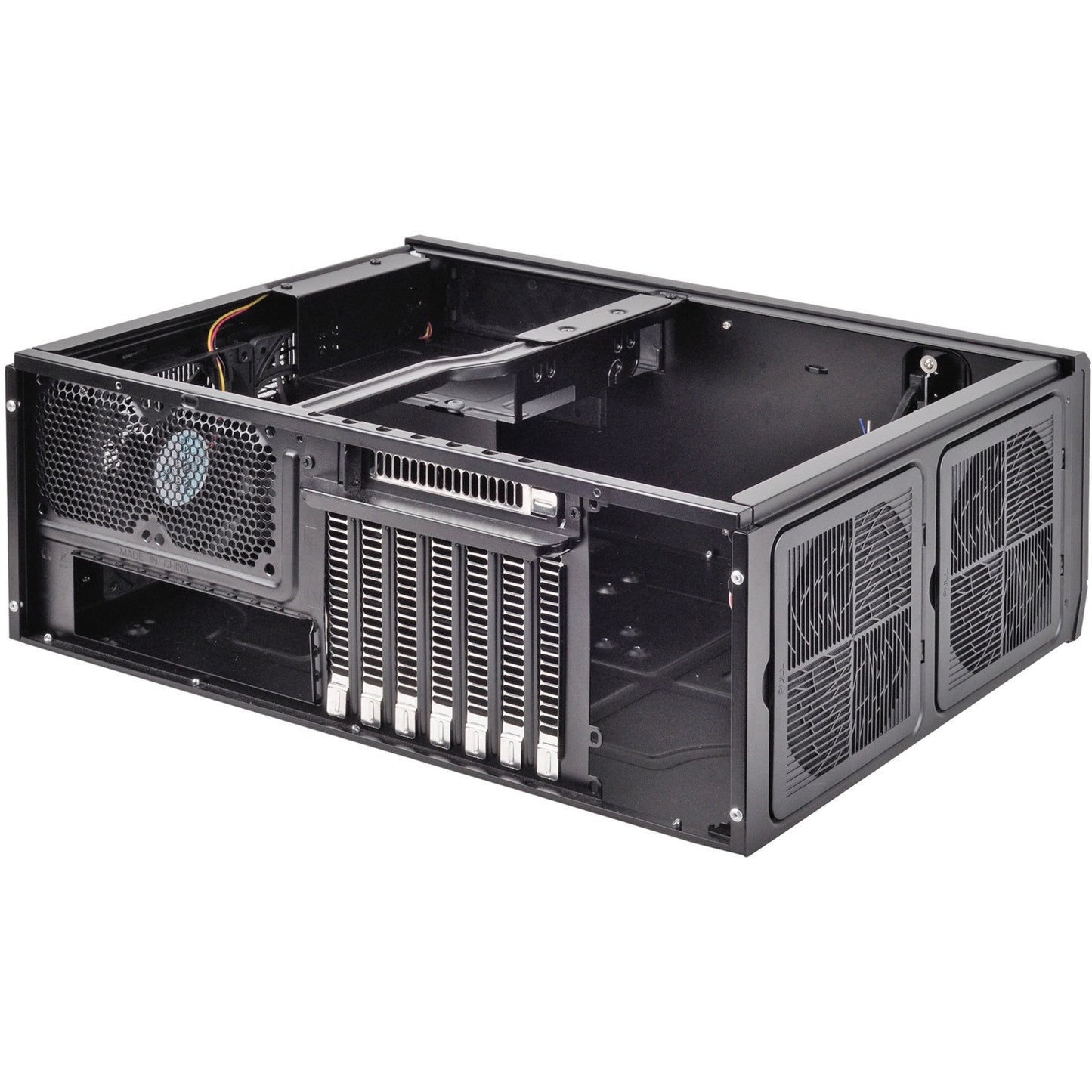 Silverstone sst-gd10b htpc behuizing (zwart | 2x usb-a)