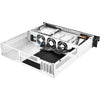Silverstone rm21-308 rack behuizing (zwart | 1x usb-a 2.0 | 1x usb-a 3.2 (5 gbit s))