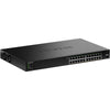 Netgear gs324tpv2 switch (zwart, 190w poe budget)