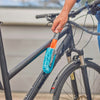 Gardena cleansystem fietswasset, met fietsborstel, slang en zeepstaafje wasborstel (grijs turquoise, 18864-20)
