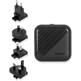 Targus 65w gan wall charger (zwart, 1x usb-c, 1x usb-a) - afbeelding 4