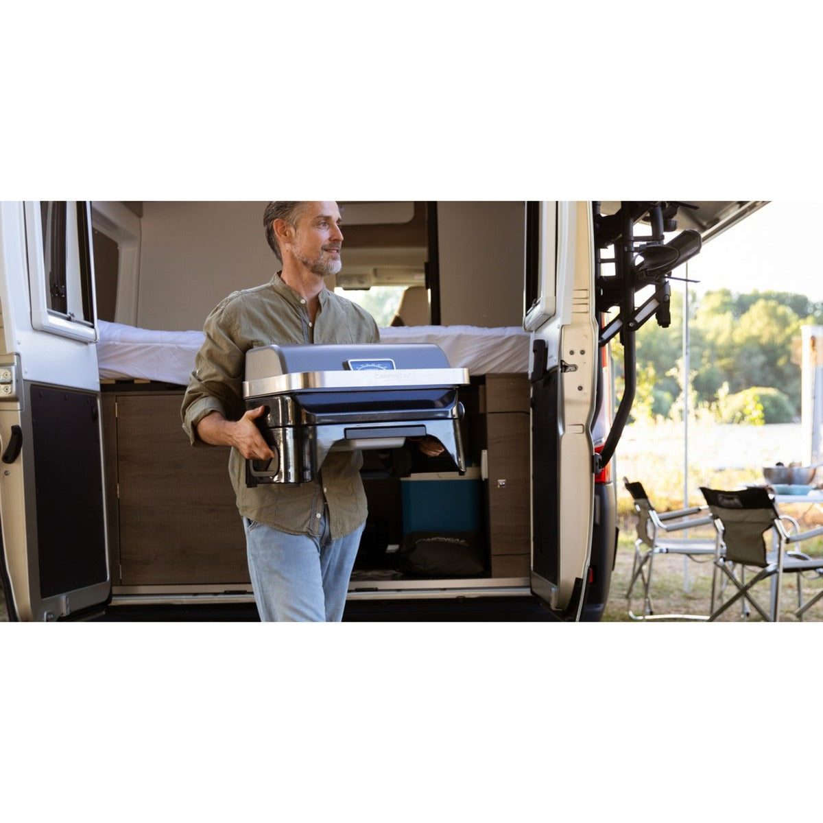 Campingaz attitude 2go cv gasbarbecue (grijs)
