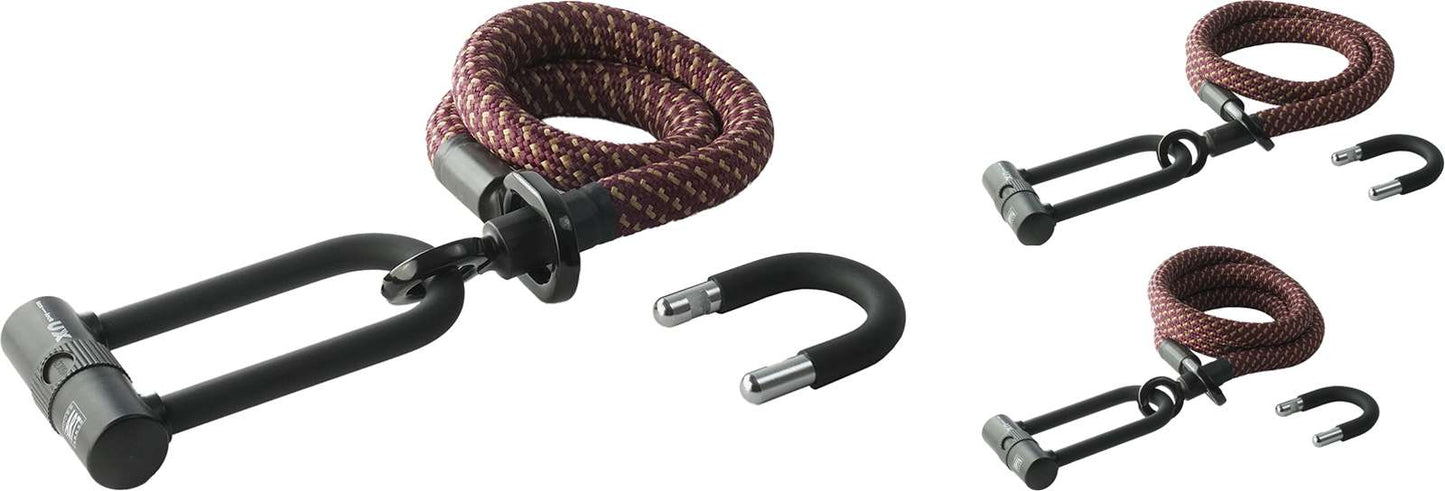 Texlock eyelet u x - u-lock incl. textile cable with steel core