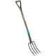 Gardena natureline spitvork - fsc keurmerk - grijs