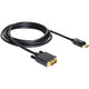 Delock displayport > dvi 24+1 kabel (zwart, 3 meter)