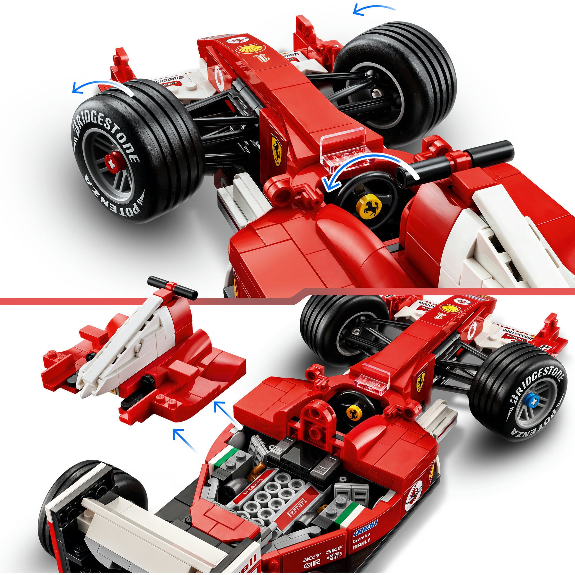 Lego icons ferrari f2004 en michael schumacher - 11375