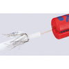 Knipex afstriptang coax-kabel 1660100sb kabelstrip- ontmantelingsgereedschap