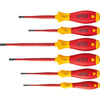 Wiha schroevendraaierset softfinish electric slimfix (rood geel, 6-delig)