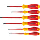 Wiha schroevendraaierset softfinish electric slimfix (rood geel, 6-delig)