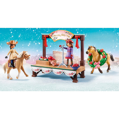 Playmobil spirit - kerstmis concert constructiespeelgoed (70396)