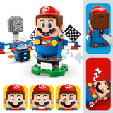 Lego super mario - mario kart - interactieve mario en standaardkart constructiespeelgoed (72043) - afbeelding 4