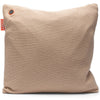 Cozy una knitted 45 x 45 cm draadloos warmtekussen (lichtbeige, powerbank 5000 mah)