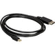 Delock mini-displayport naar displayport kabel (zwart, 3 meter)