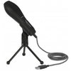 Delock usb condenser microfoon (zwart, met tafel standaard)