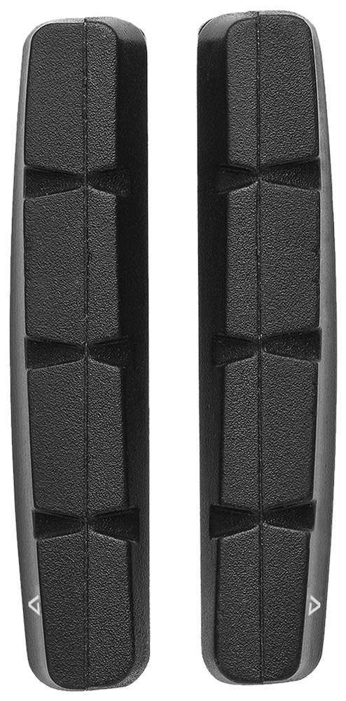 Acid road replacement pads for two-piece brake shoes