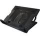 Act connectivity ac8110 laptopstandaard laptopkoeler (zwart, tot 17 in hoogte verstelbaar, 2-poorts hub)