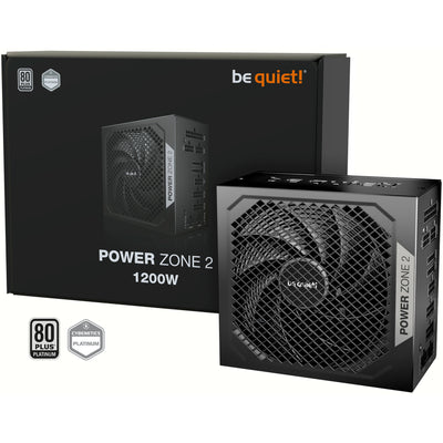 Be quiet! power zone 2 modulaire 1200 watt voeding (zwart, 1x 12v-2x6, 3x pcie)