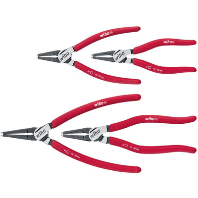 Wiha tangenset classic met magictips (rood, borgringtangen 4-delig)