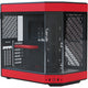 Hyte y60 midi tower behuizing (rood zwart | 3x usb-a | tempered glass)
