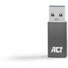 Act connectivity usb-a naar usb-c adapter (donkergrijs)