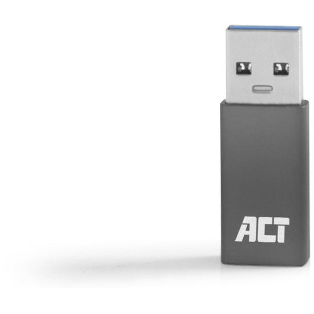 Act connectivity usb-a naar usb-c adapter (donkergrijs)