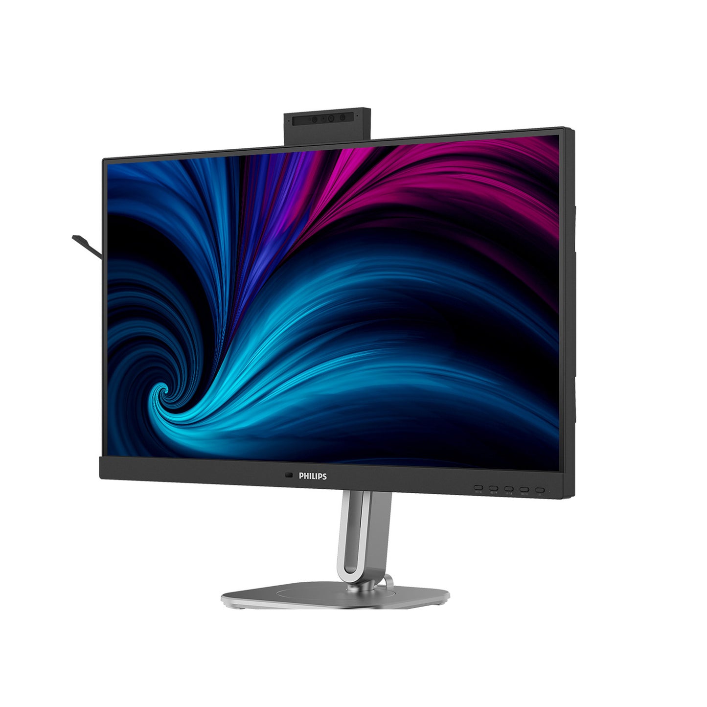 Philips 27b2u4601h 00 27 ledmonitor (zilver zwart, hdmi, displayport, usb-c, webcam, 120 hz)