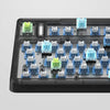 Iqunix og80 dark side wireless mechanical keyboard (zwart, us lay-out (qwerty), cherry mx brown, 80% (tkl), rgb leds, hot-swappable, pbt, 2.4ghz | bluetooth 5.1 | usb-c)