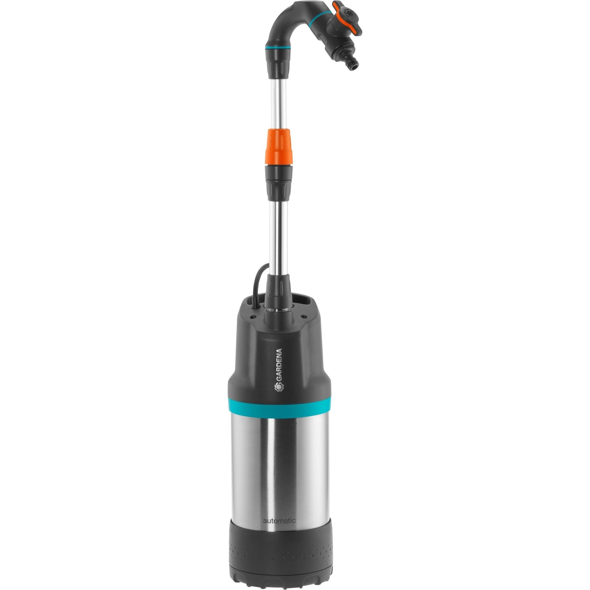 Gardena regentonpomp 4700 2 inox automatic dompel- en drukpompen (zwart roestvrij staal, 1766-20)