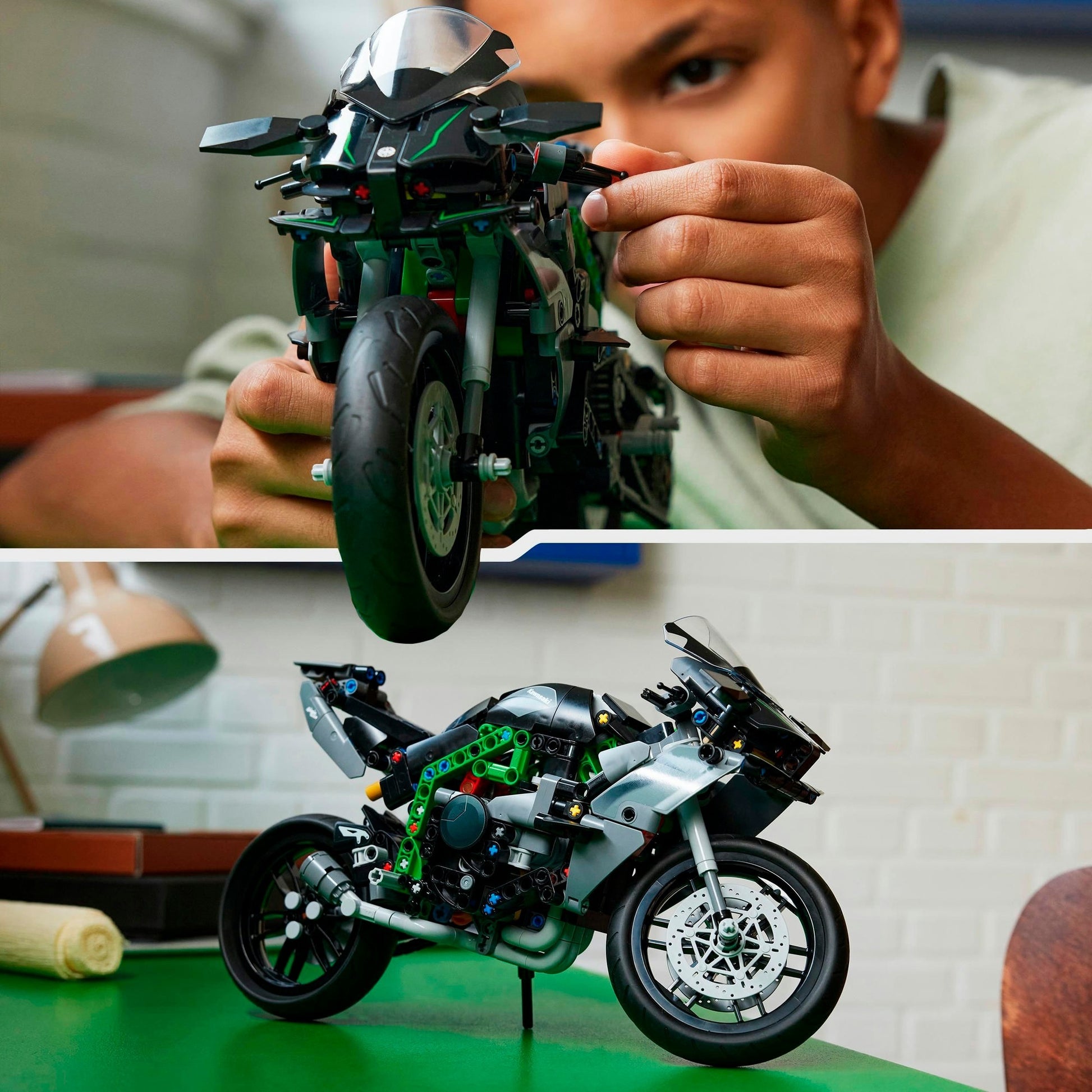 Lego technic kawasaki ninja h2r motor - 42170