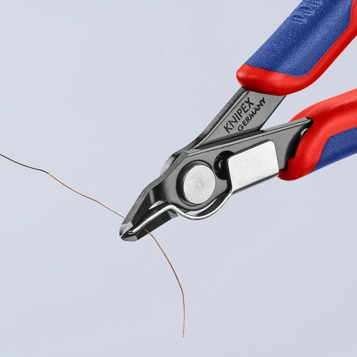 Knipex electronic super knips 78 41 125 elektronica-tang (rood blauw)