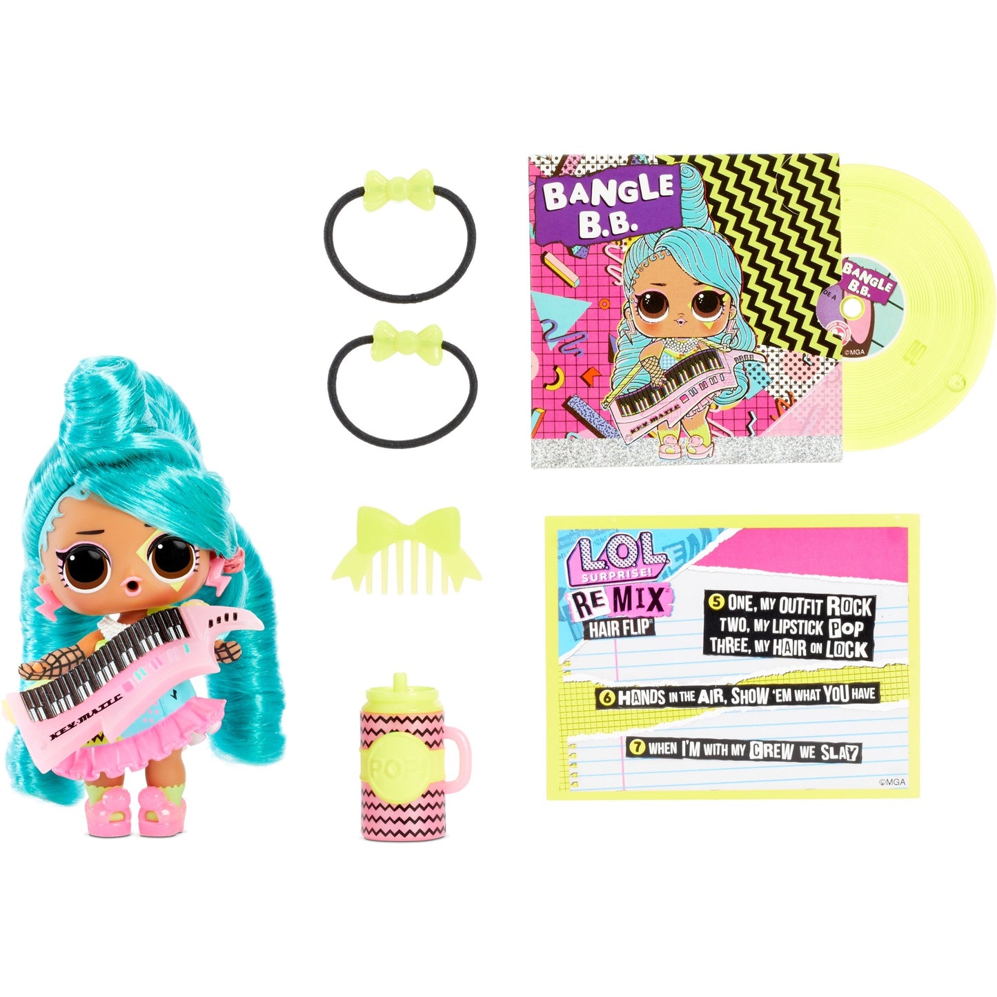 Mga entertainment l.o.l. surprise! - remix hairflip pop (assortiment product)