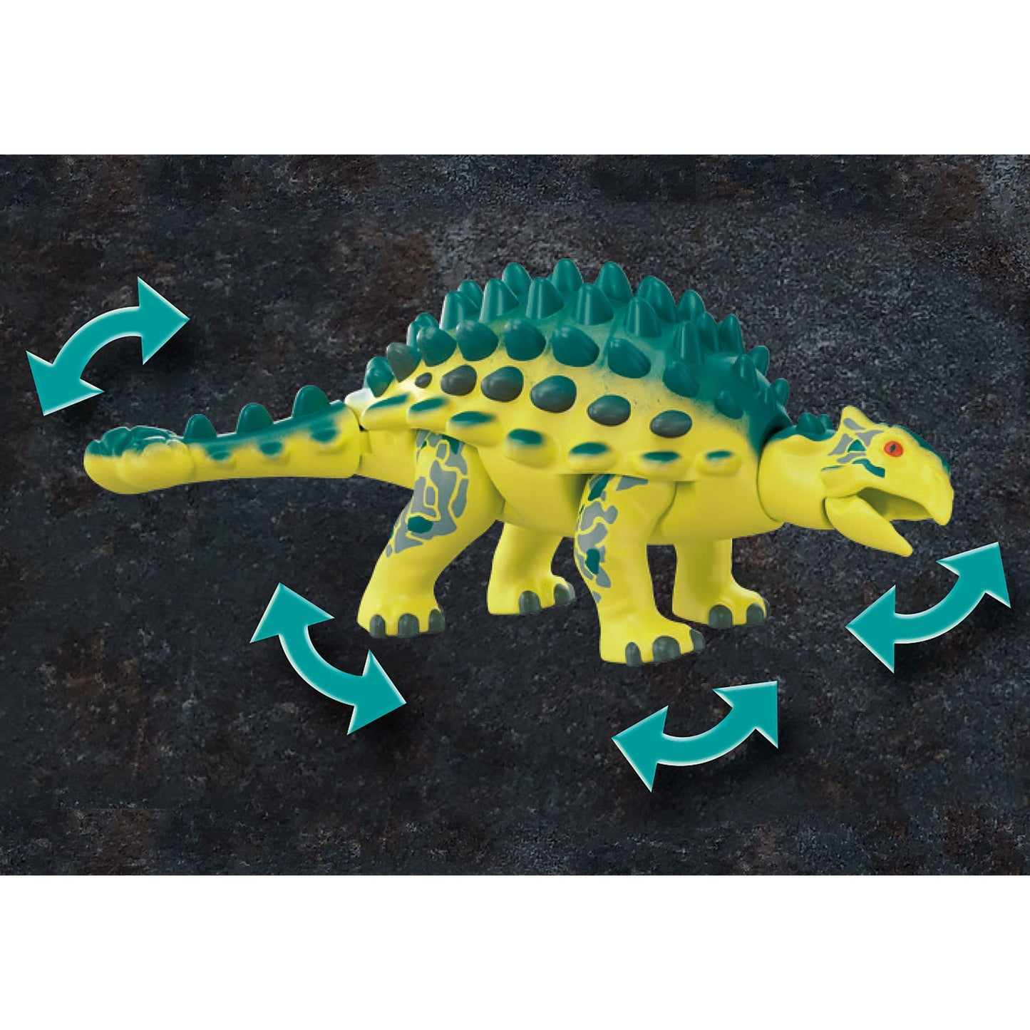 Playmobil dino rise - saichania: verdediging van de vechtersbazen constructiespeelgoed (70626)