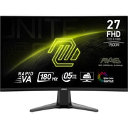 Msi mag 27c6f 27 curved gaming monitor (zwart, 2x hdmi, displayport, 180 hz) - afbeelding 1