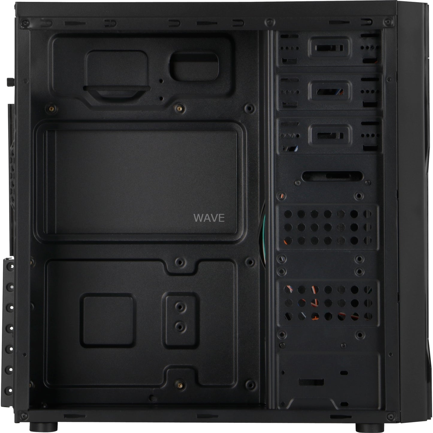 Inter-tech b-42 midi tower behuizing (zwart | 2x usb-a)