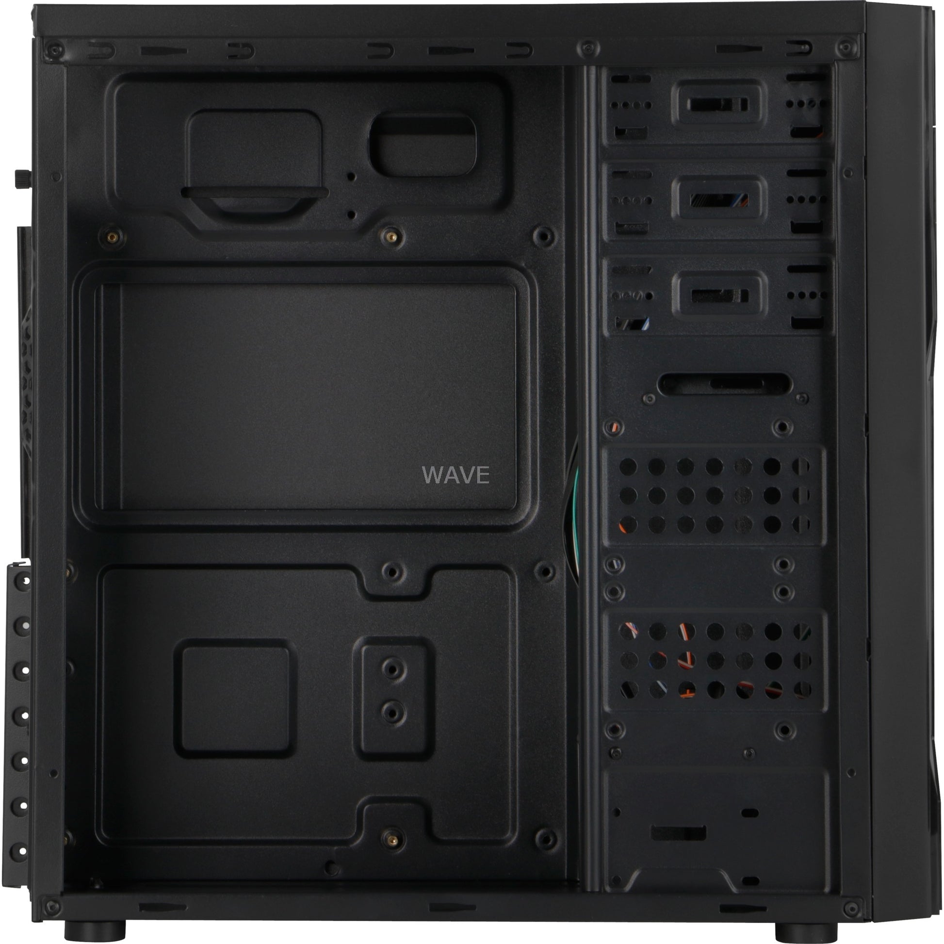 Inter-tech b-42 midi tower behuizing (zwart | 2x usb-a)