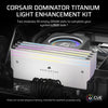 Corsair dominator titanium ddr5 lighting enhancement kit ledverlichting (wit, cmplekit2w)