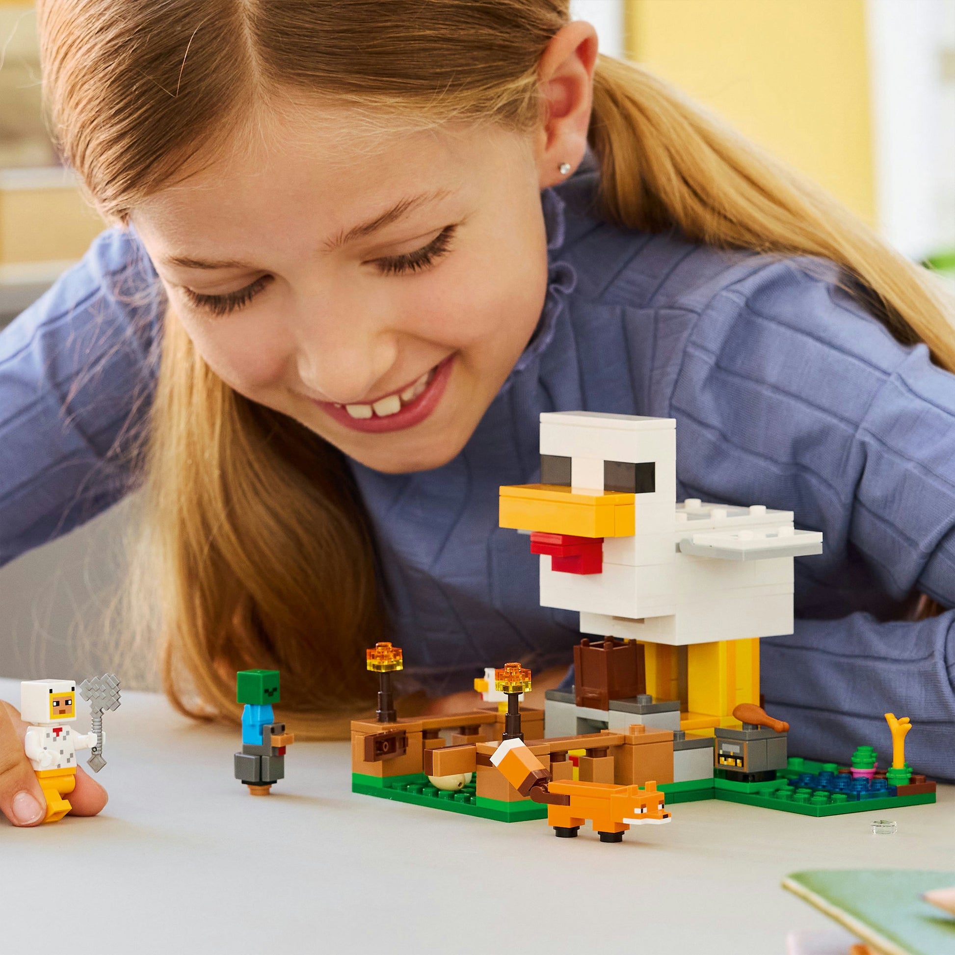 Lego minecraft 21585 kippenboerderij