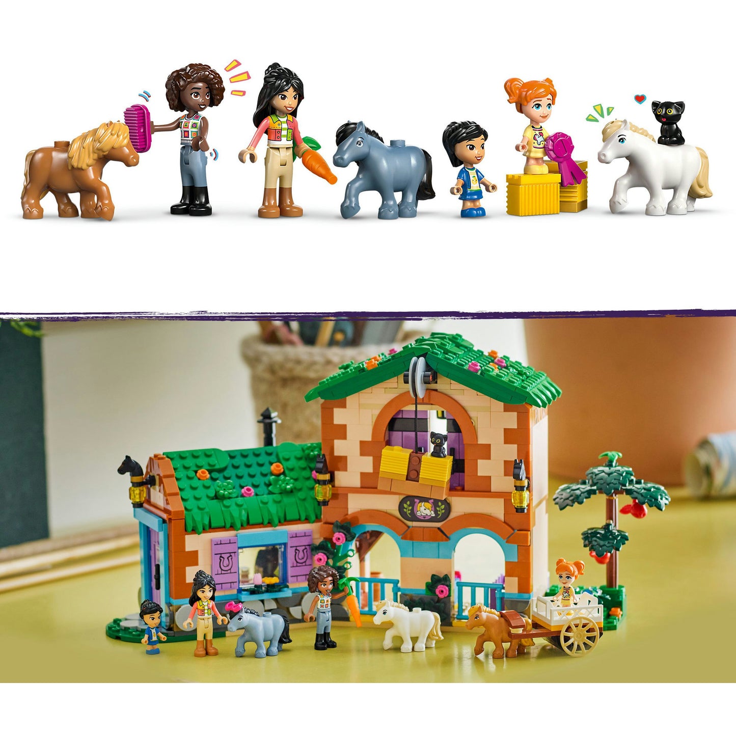 Lego friends - ponyboerderij en stal constructiespeelgoed (42654)
