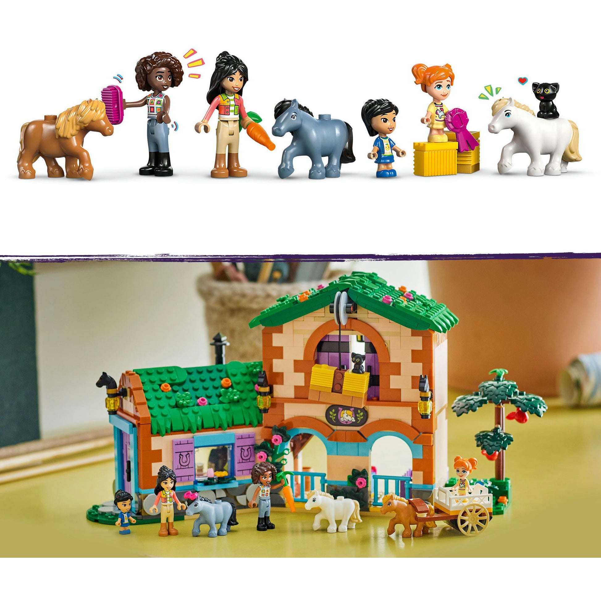 Lego friends - ponyboerderij en stal constructiespeelgoed (42654)