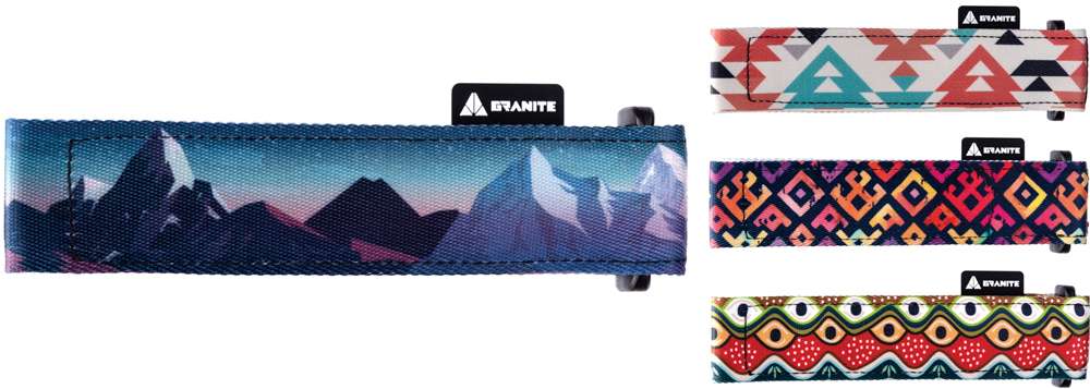 Granite rock band+ long carrier strap