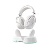 Mchose v9 turbo+ magnetic wireless over-ear gaming headset (wit zilver, nintendo switch, playstation 4, playstation 5, mobiel, pc, 2.4g bluetooth usb)