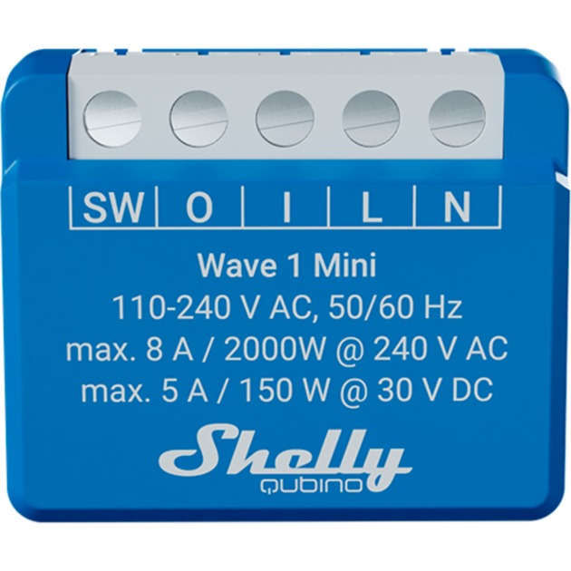 Shelly qubino wave 1 mini schakelactor z-wave
