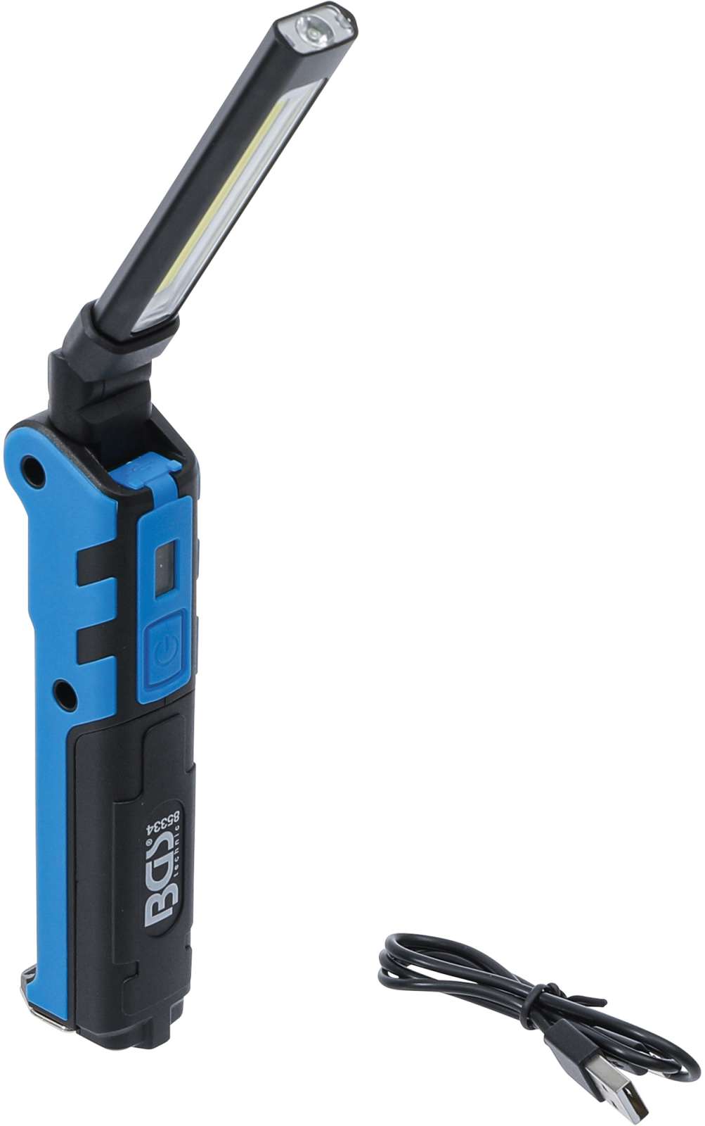Bgs technic cob led battery work light foldable