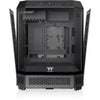 Thermaltake the tower 600 midi tower behuizing (zwart | 4x usb-a | 1x usb-c | tempered glass)